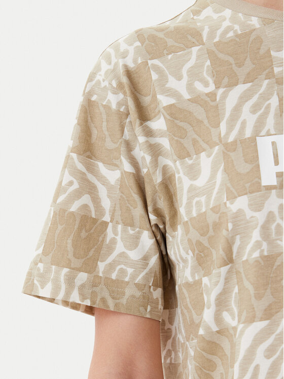 Puma Puma Majica Ess Graphic 685070 Bež Loose Fit
