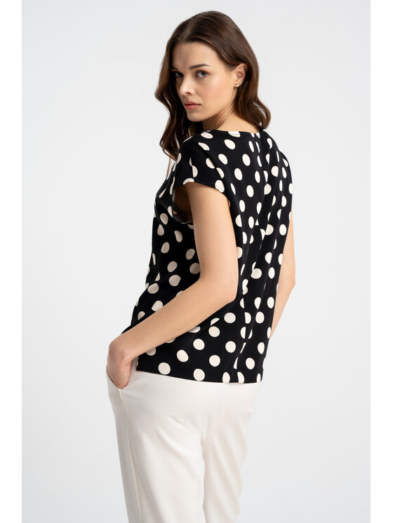 CLICK CLICK Halenka 10-6756 Černá Loose Fit