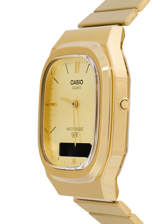 Casio Casio Часовник Vintage AQ-240EG-9AEF Златист