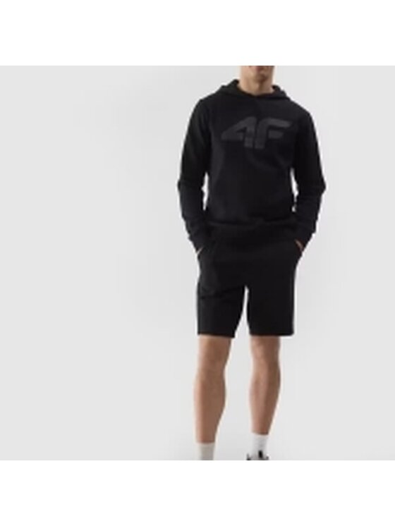 4F 4F Mikina FWSS25TSWSM2367-20S Černá Regular Fit