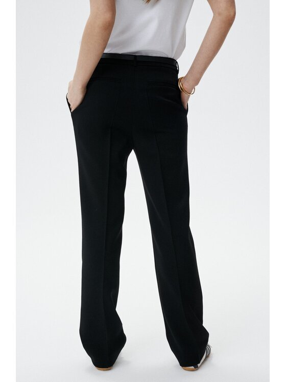 MARI PRETI MARI PRETI Pantalone da abito Vivara Nero Regular Fit
