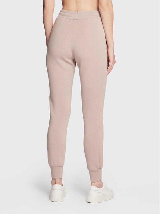 Guess Guess Pantaloni da tuta Allie Scuba V2YB18 K7UW2 Beige Regular Fit
