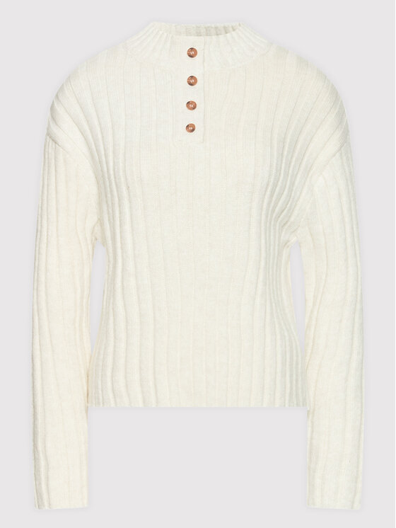 NA-KD NA-KD Светр 1018-007521-0001-003 Білий Regular Fit