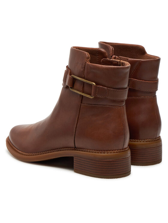Clarks Clarks Μποτάκια Maye Bella 26179643 Καφέ