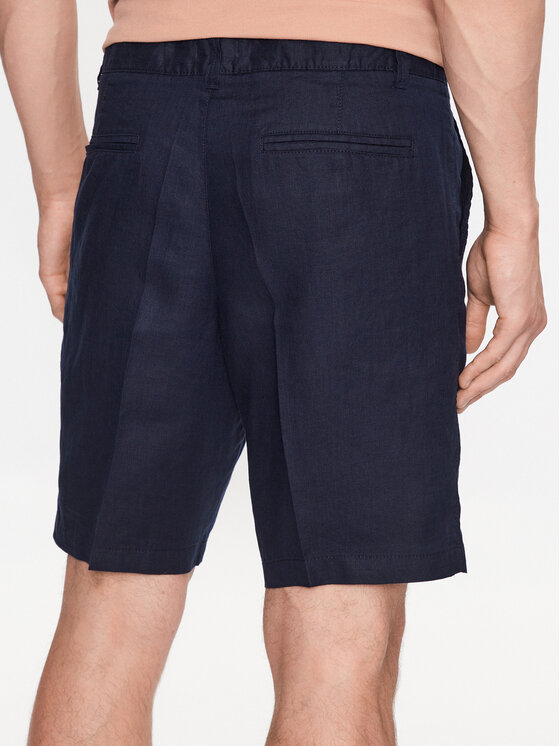 United Colors Of Benetton United Colors Of Benetton Szorty materiałowe 4AGH59548 Granatowy Regular Fit