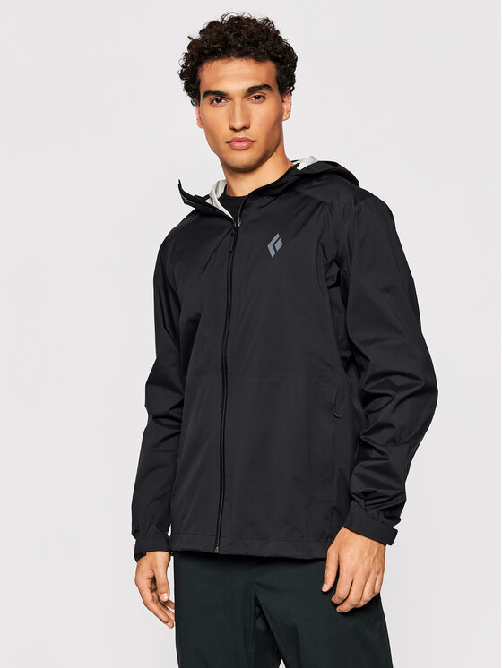 Black Diamond Black Diamond Куртка outdoor Stormline Stretch Rain Shell APCDT0015 Чорний Regular Fit