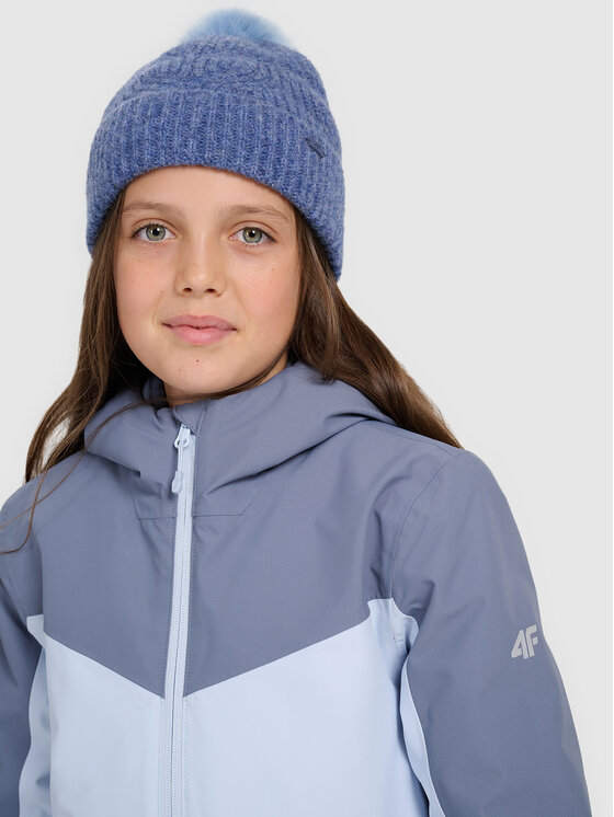 4F 4F Kurtka narciarska BASIC SKI Fioletowy jasny Regular Fit