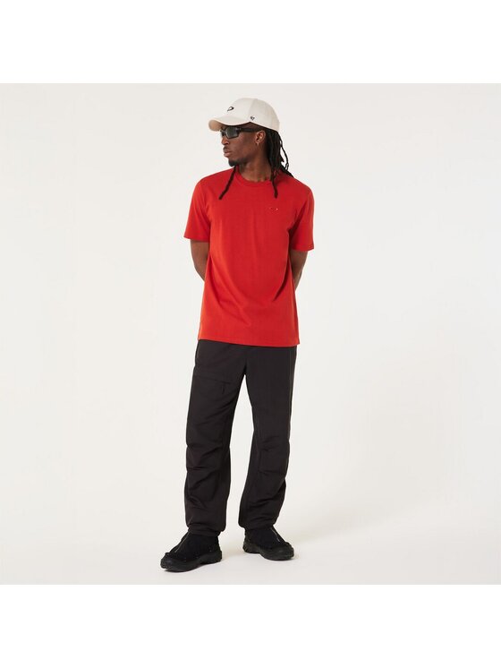 Oakley Oakley T-Shirt FOA404900 Czerwony Regular Fit