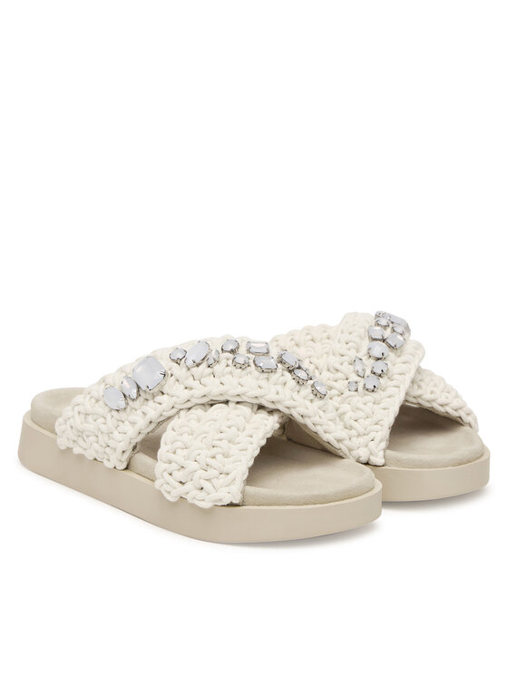 Inuikii Inuikii Шльопанці Woven Stones 1004.003.0073 Білий