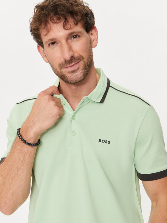 BOSS Boss Polo Paddy 1 50512995 Zielony Regular Fit