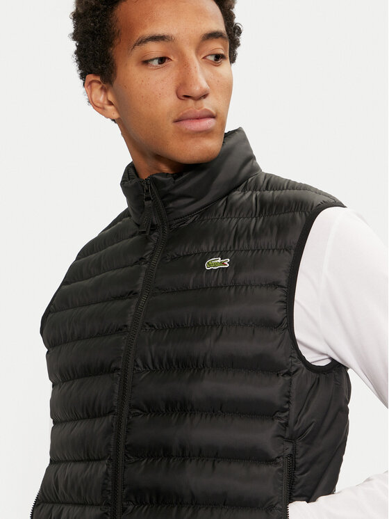 Lacoste Lacoste Kamizelka BH2886 Czarny Regular Fit