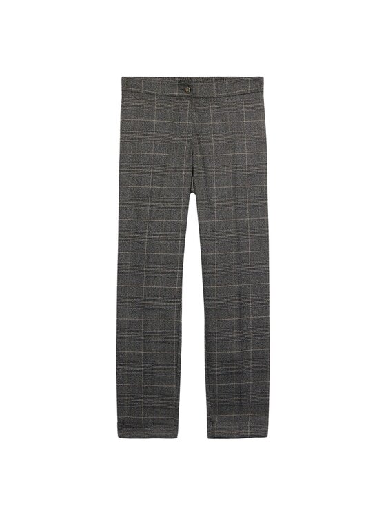 Oltre Oltre Spodnie materiałowe P00BR009153N0S3 Szary Regular Fit