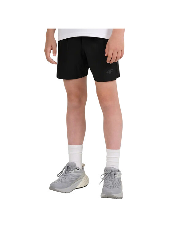 4F 4F Completo t-shirt e pantaloncini sportvi 4FJWAW25TAPSM085-20S Nero Regular Fit