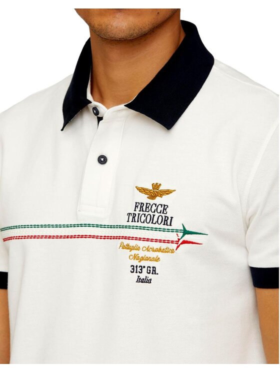 Aeronautica Militare Aeronautica Militare Polo Polo Bianco Regular Fit