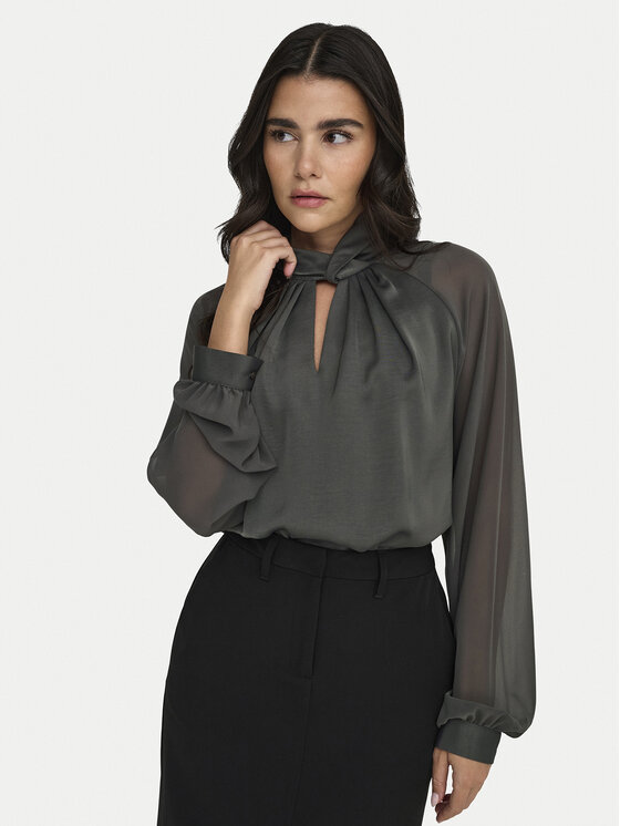 JDY JDY Блуза Urba 15308467 Сив Regular Fit