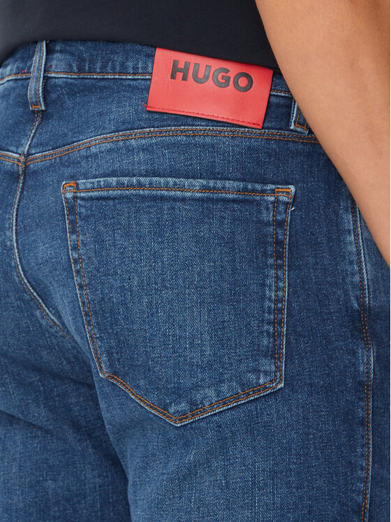 HUGO Hugo Jeansy 708 50511330 Modrá Slim Fit