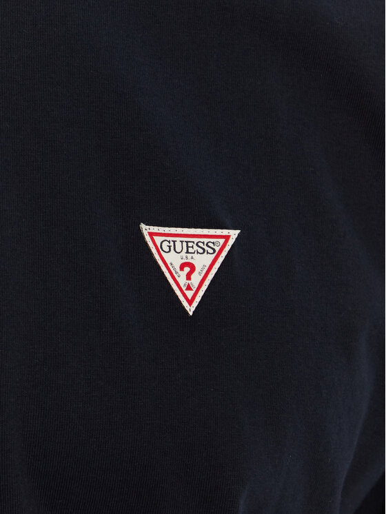 Guess Jeans Guess Jeans Tričko M4YI46 K8FQ4 Tmavomodrá Regular Fit