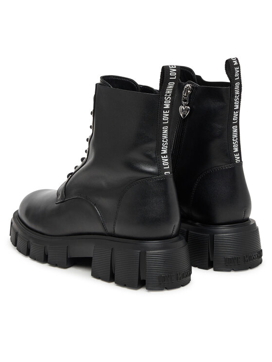 LOVE MOSCHINO LOVE MOSCHINO Šnurovacia obuv JA24085G0NIA000A Čierna