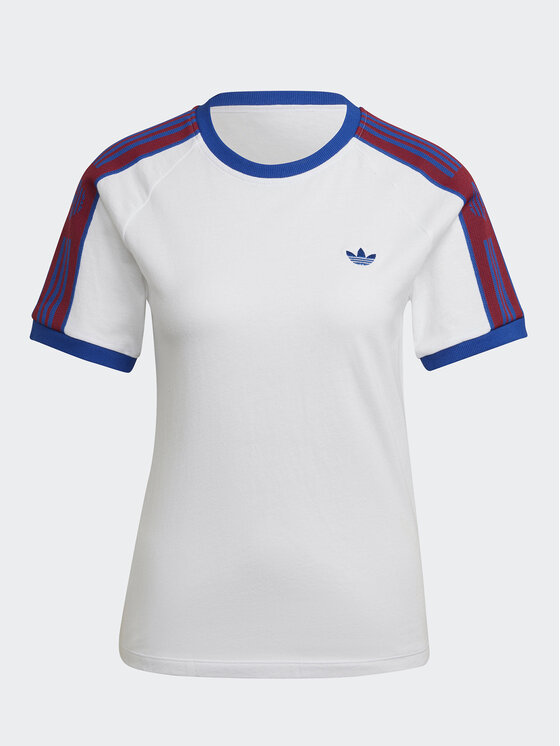 adidas adidas Тишърт Tape HL9172 Бял Regular Fit