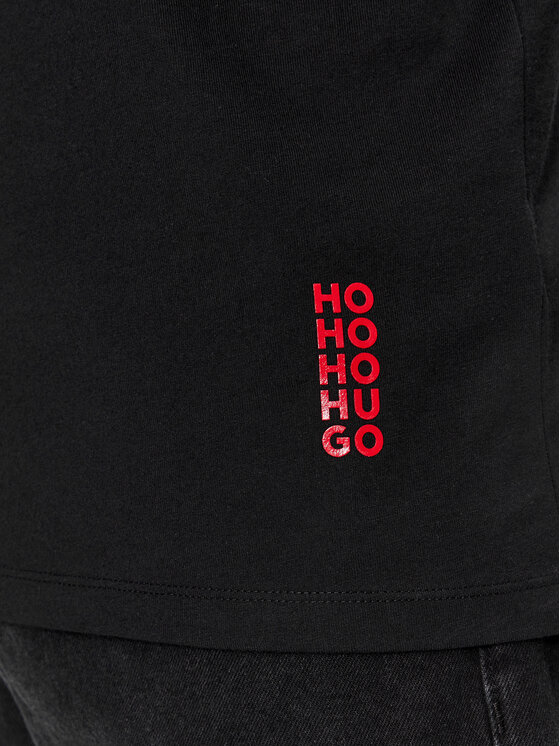 Hugo T-Shirt Dremli 50504618 Schwarz Regular Fit | Modivo.de 