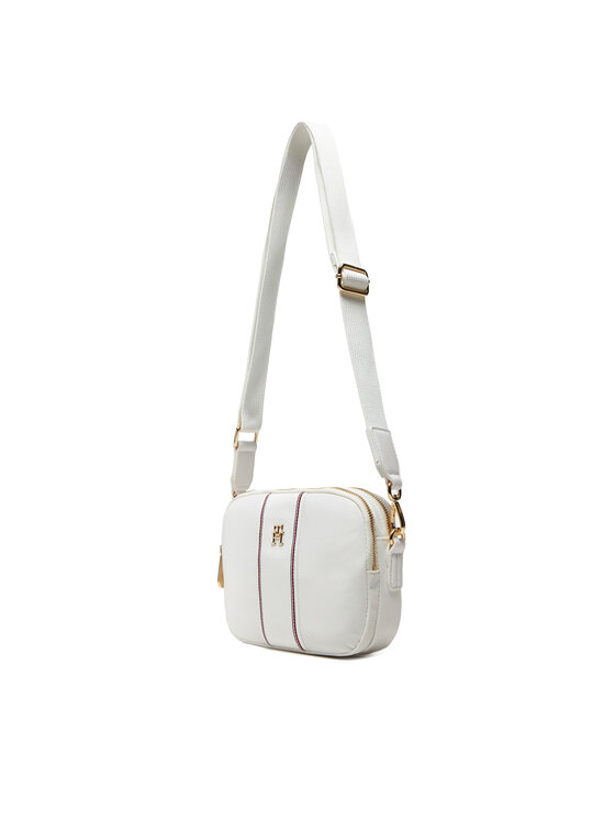 Tommy Hilfiger Tommy Hilfiger Τσάντα Poppy Camera Bag Corp AW0AW17230 Λευκό