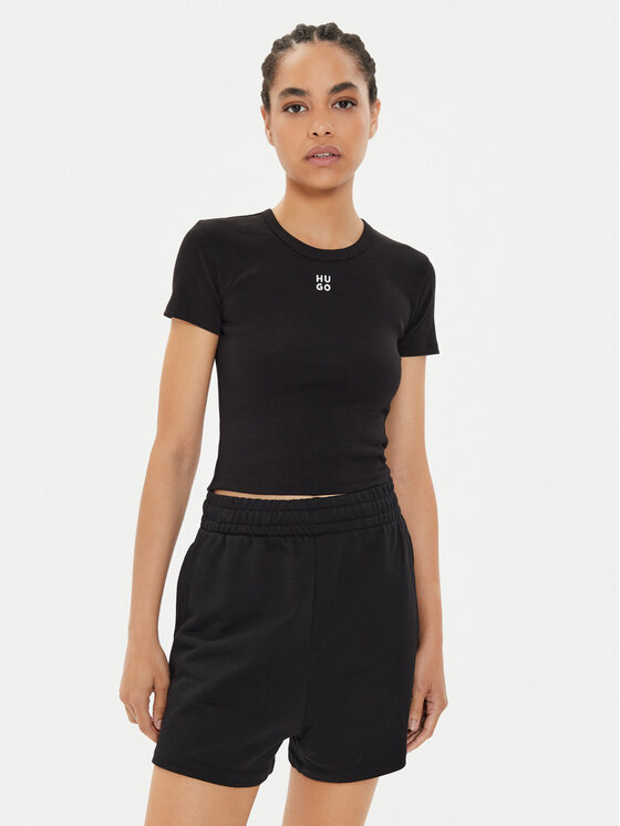 HUGO Hugo T-shirt Delanor 50512000 Nero Slim Fit