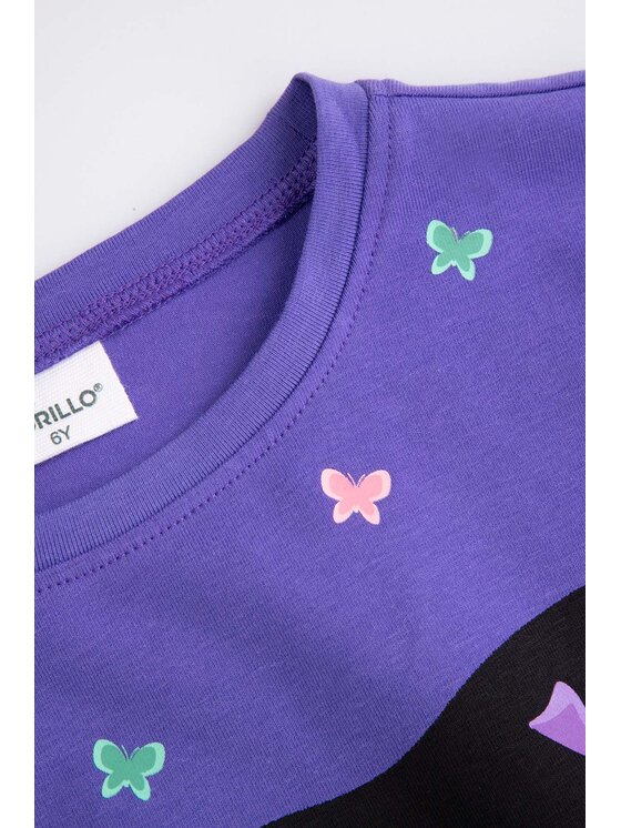 Coccodrillo Coccodrillo T-Shirt ZC5143101RGK-016 Fialová Regular Fit