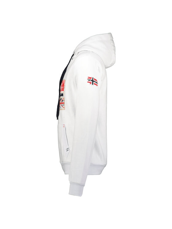 Geographical Norway Geographical Norway Bluza WT1874H/GN-WHITE Biały Reglan Fit