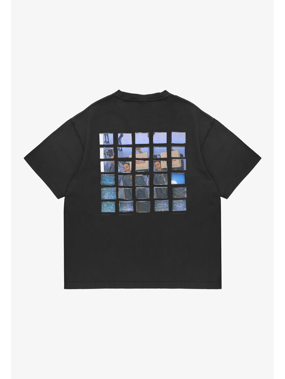PROSTO. PROSTO. T-Shirt CC TV Czarny Oversize