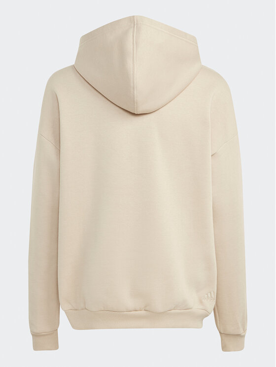 adidas adidas Džemperis ar kapuci Fleece IB3233 Bēšs Loose Fit