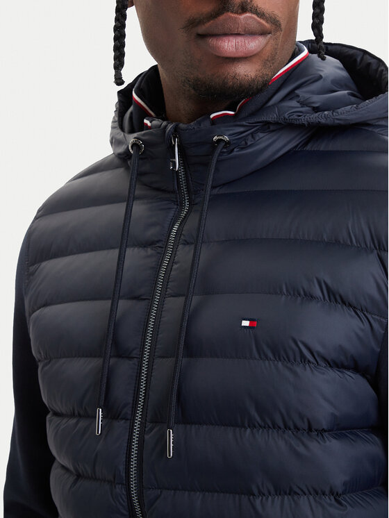 Tommy Hilfiger Tommy Hilfiger Μπουφάν μεταβατικό Mix Media MW0MW44942 Σκούρο μπλε Regular Fit