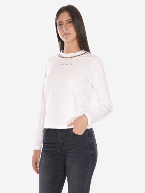 Yes Zee Yes Zee Maglione Maglia donna Bianco Regular Fit