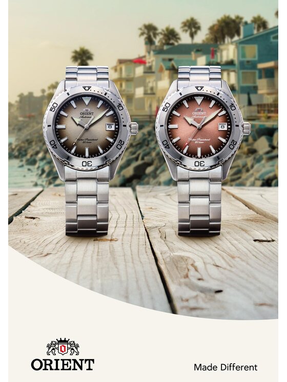 Orient Orient Zegarek RA-AC0Q16N30B Srebrny