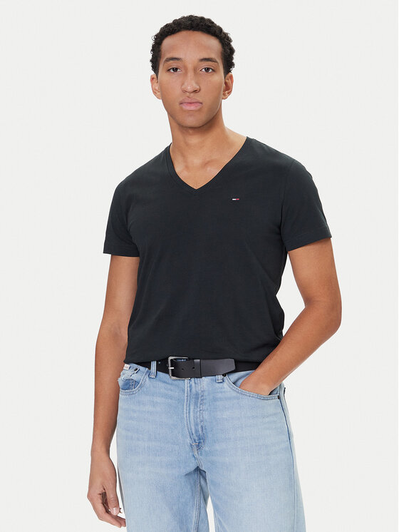 Tommy Jeans Tommy Jeans Футболка DM0DM04410 Чорний Regular Fit