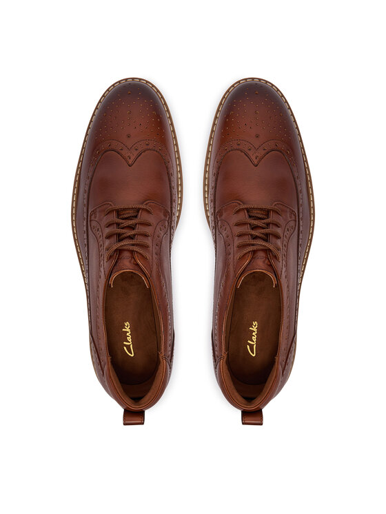 Clarks Clarks Κλειστά παπούτσια Aldwin 2 Limit 26320107 Καφέ