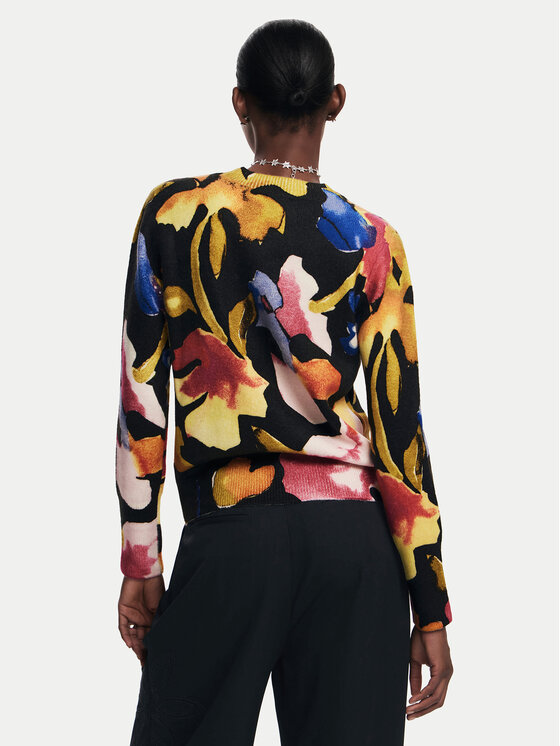 Desigual Desigual Džemperis Abbotsfort 24WWJF49 Daudzkrāsains Regular Fit
