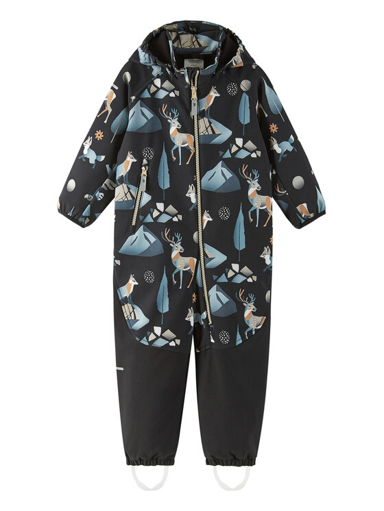 Reima Reima Softshellový overal Mjosa 5100006D Černá Regular Fit