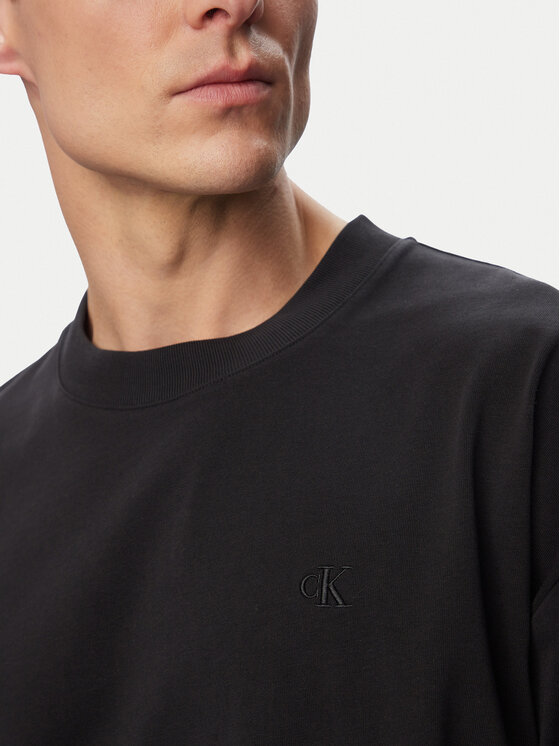 Calvin Klein Jeans Calvin Klein Jeans T-Shirt LV04RAB806 Czarny Oversize