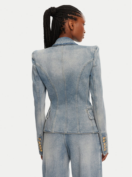 Balmain Balmain Bleizers DF0SI509DF17 Zils Regular Fit