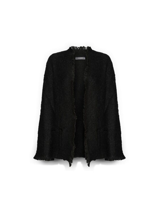 Elena Mirò Elena Mirò Cardigan M490Z000623N033 Nero Boxy Fit