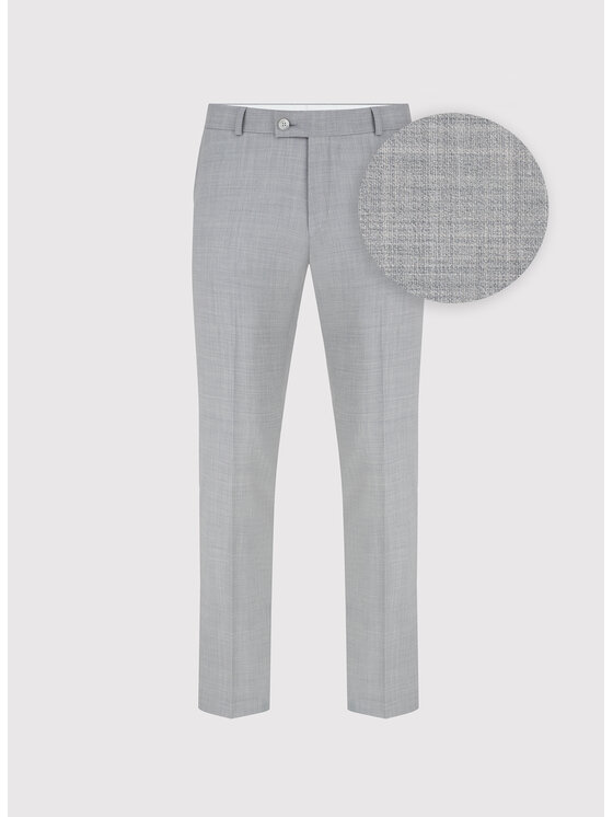 Pako Lorente Pako Lorente Spodnie garniturowe P26SP-6G-028 Szary Slim Fit