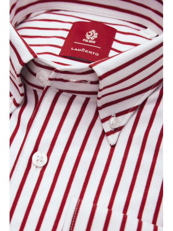 Lancerto Lancerto Koszula Celeste KO073225000004 Biały Slim Fit