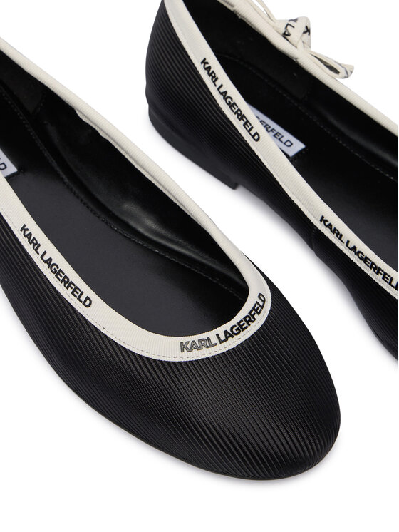 KARL LAGERFELD KARL LAGERFELD Baleríny Karo KL40129 Černá
