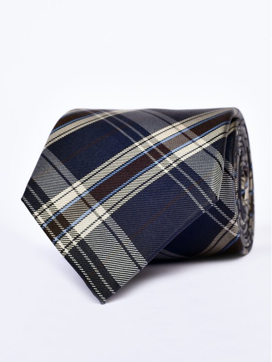 ELSNER ELSNER Γραβάτα JEDWAB ŻAKARD A1065 Σκούρο μπλε