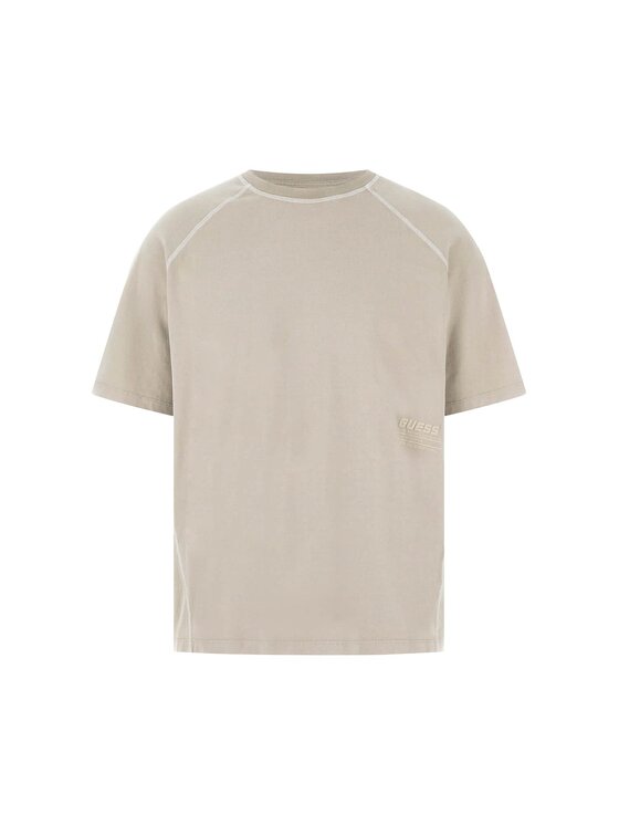 Guess Guess T-Shirt 176225 Beżowy Classic Fit