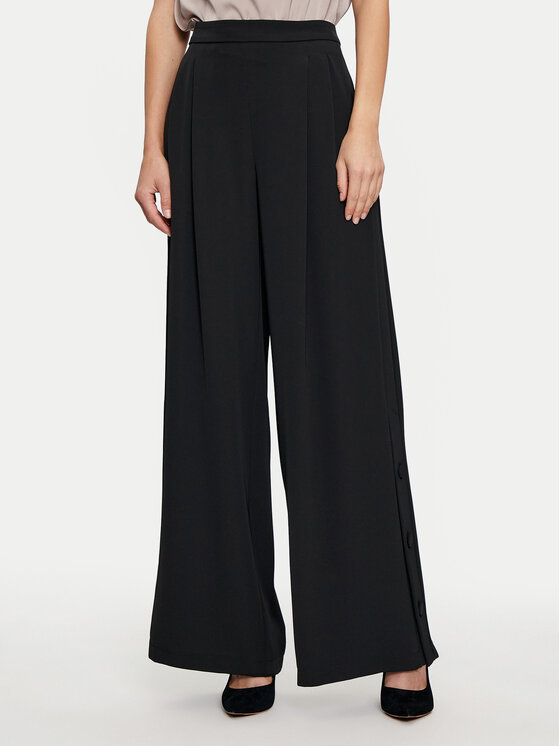 Imperial Imperial Palazzo kalhoty P5A8IJX Černá Wide Leg