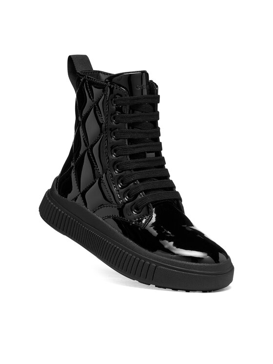 Geox Geox Bakancs J Laquinny Girl J66M3C 000HH C9999 S Fekete