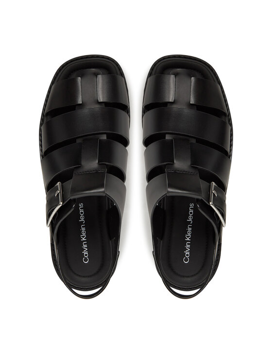 Calvin Klein Jeans Calvin Klein Jeans Sandali Sq Molded Sdl Fisherman Mg Wn YW0YW01700 Črna