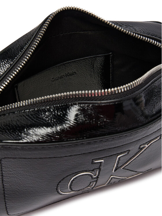 Calvin Klein Calvin Klein Handtasche Bold Ck Outline Camera Bag LV04F3685G Schwarz