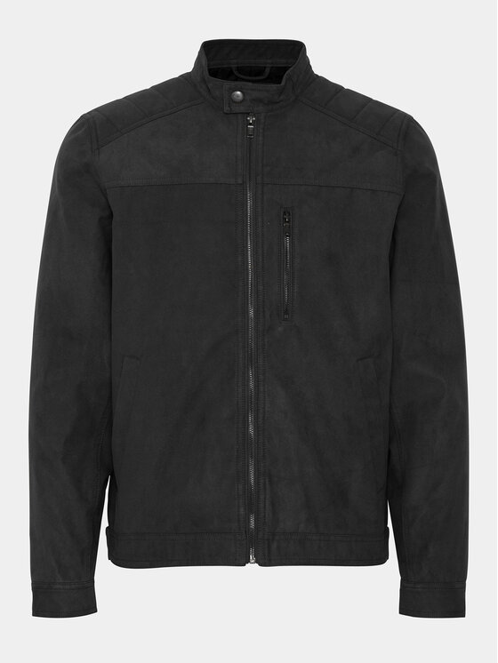 Blend Blend Jacke aus Kunstleder 20716626 Schwarz Regular Fit